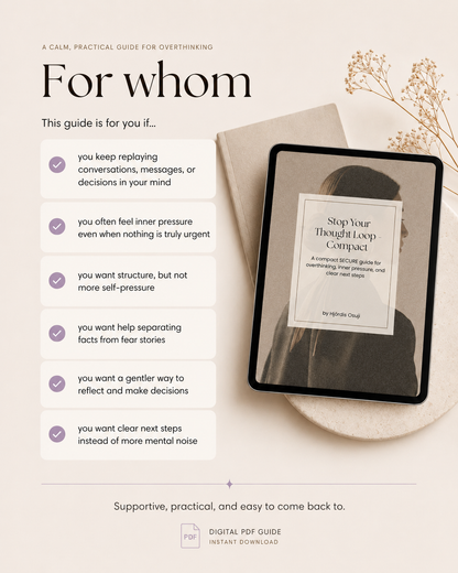 Workbook Stop Your Thought Loop - Compact