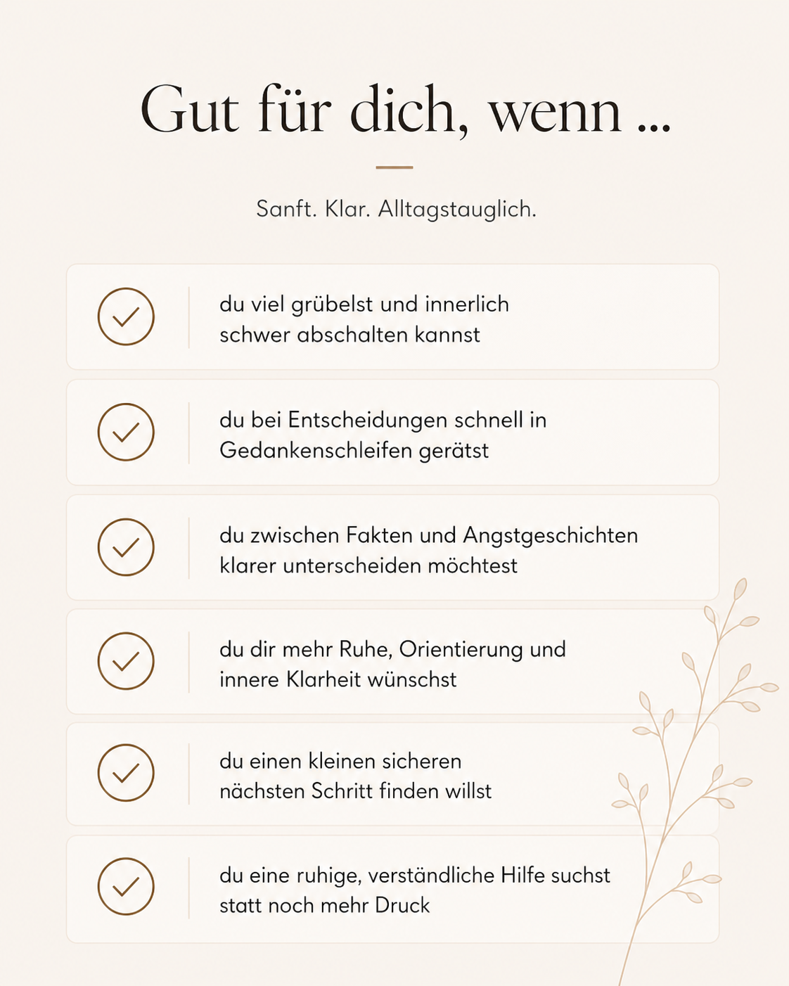 Dein Gedankenkarussel-Stop Kompakt