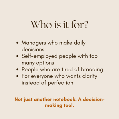 Decision Journal - English