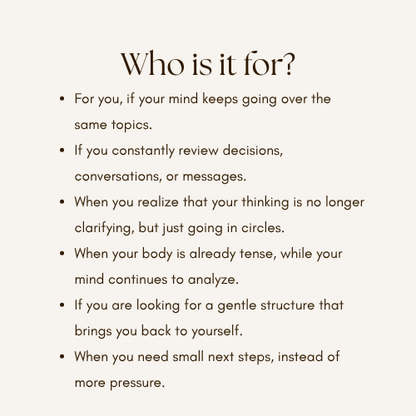 Thought Loop-STOP 4 Week Planner