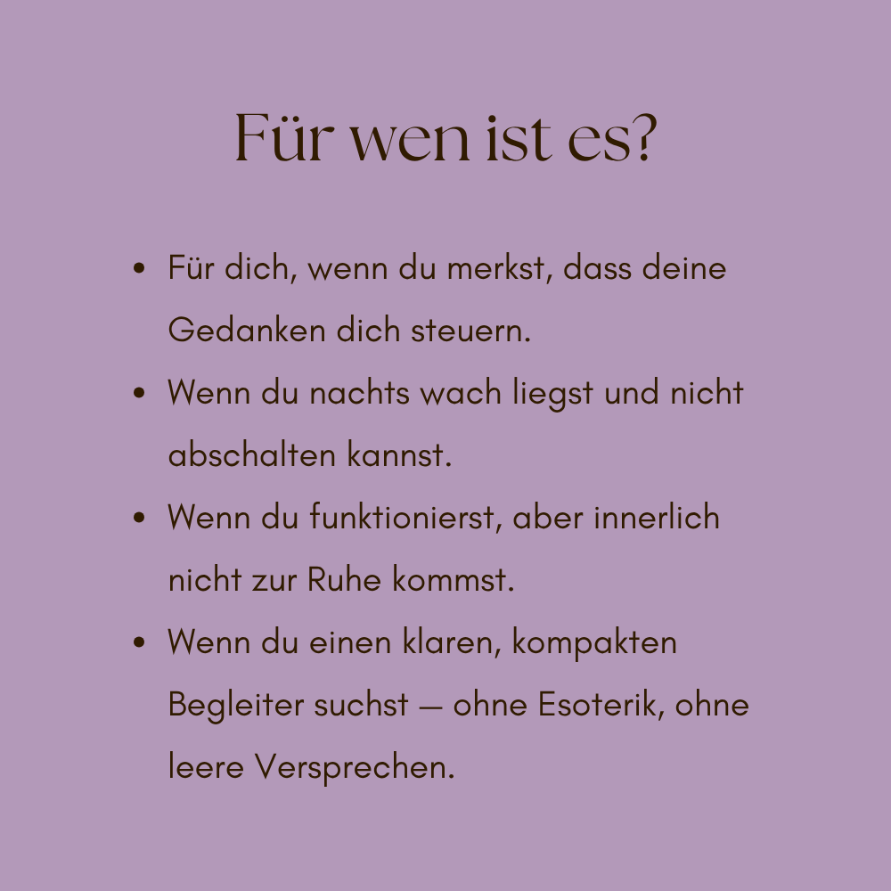 Raus aus dem Gedankenkarussel - Workbook