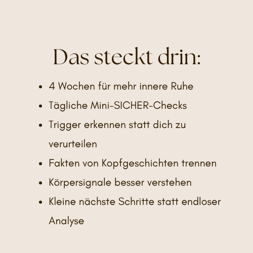 Gedankenkarussell-Stop Wochenplaner